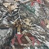 חולצת טריקו בצבע הסוואה Realtree עם הדפס כוכב אדום, 100% כותנה, בדוגמת 230 גרם למ"ר 2