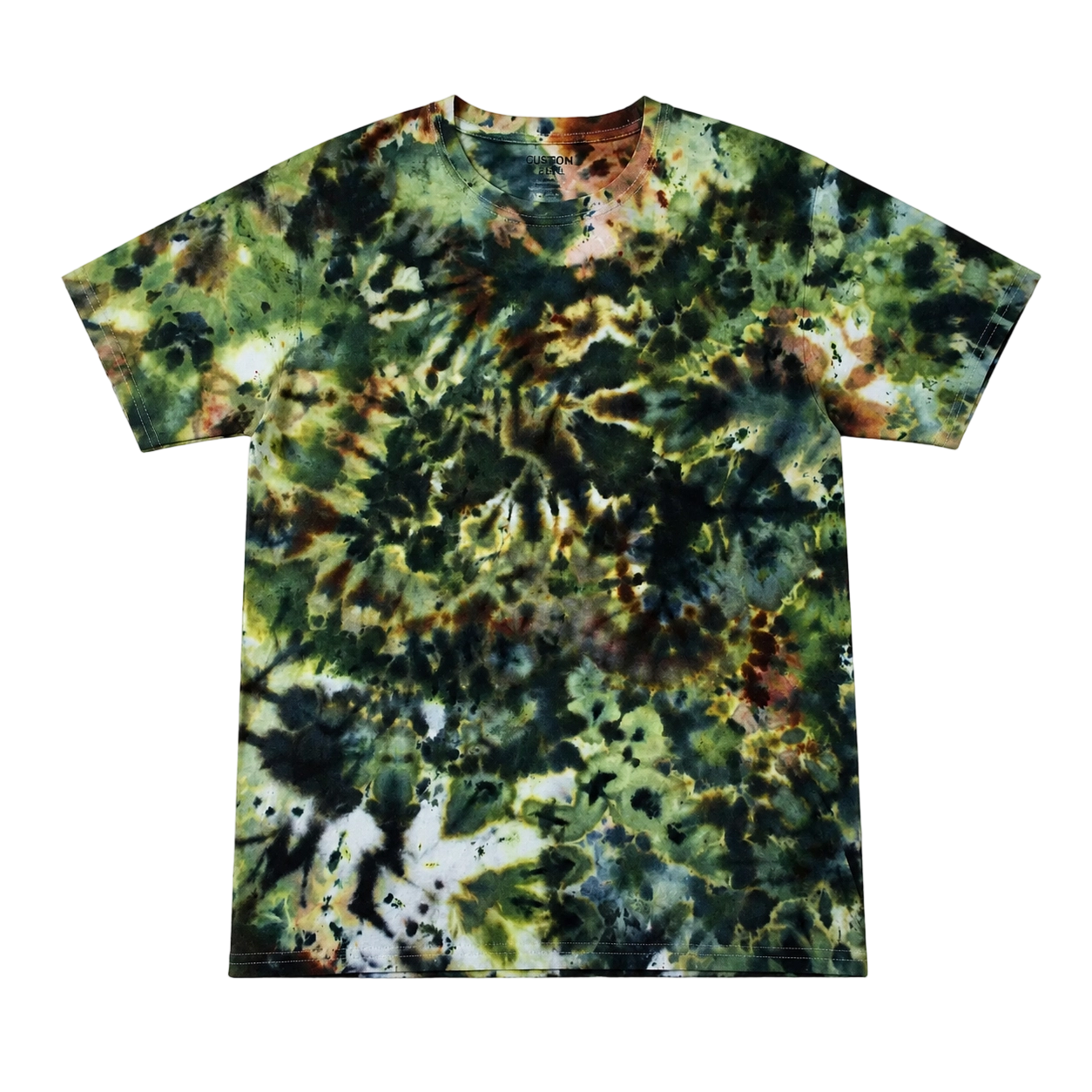 260GSM 100% Cotton Ice Dye Spiral Tie Dye Oversized T-Shirt