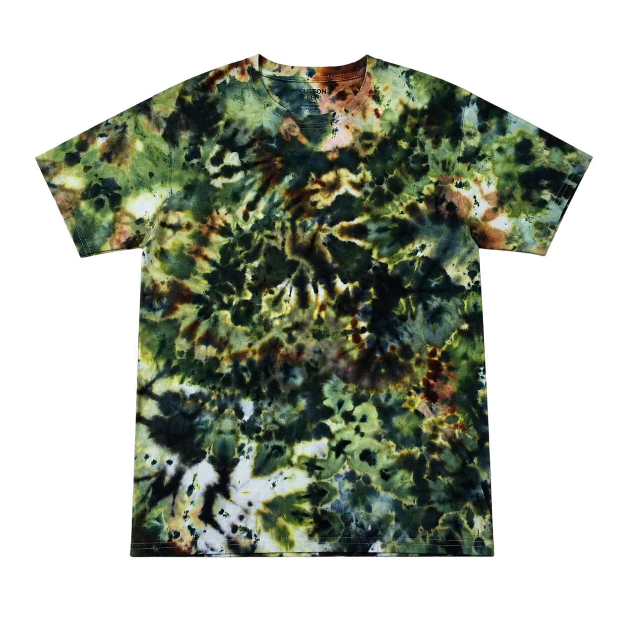 260GSM 100% Cotton Ice Dye Spiral Tie Dye Oversized T-Shirt 1