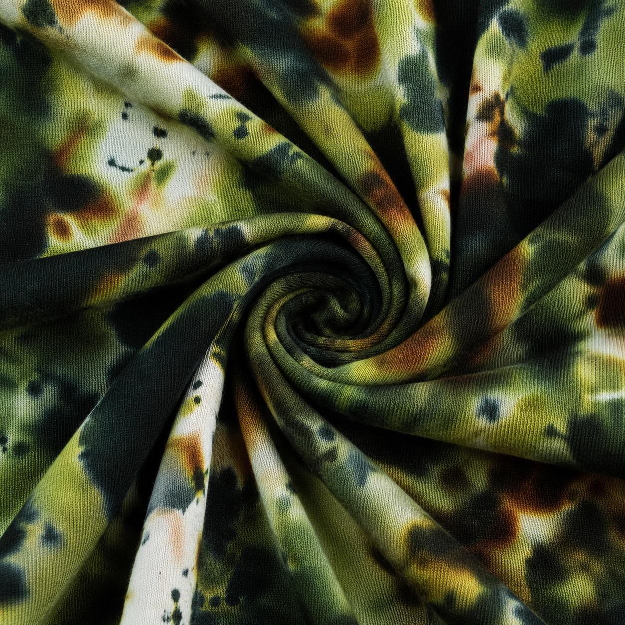 260GSM 100% Cotton Ice Dye Spiral Tie Dye Oversized T-Shirt 2