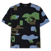 T-shirt en coton à manches longues et col rond, imprimé camouflage intégral 220 g/m² 1