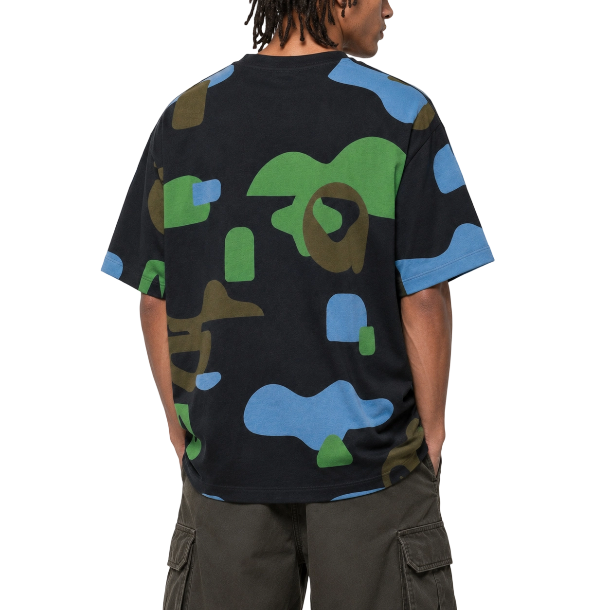 T-shirt en coton à manches longues et col rond, imprimé camouflage intégral 220 g/m² 5