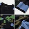 T-shirt en coton à manches longues et col rond, imprimé camouflage intégral 220 g/m² 6