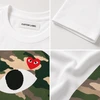 Kurzarm-T-Shirt mit Rundhalsausschnitt und Camouflage-Herzgrafik aus 100 % Baumwolle (220 g/m²) 6