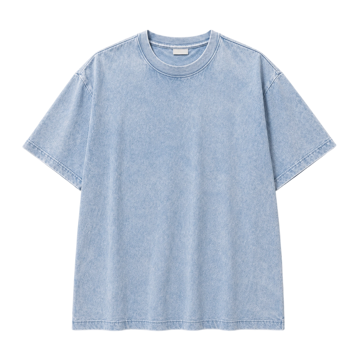 240GSM Pigment Dyed Cotton Crew Neck T-Shirt