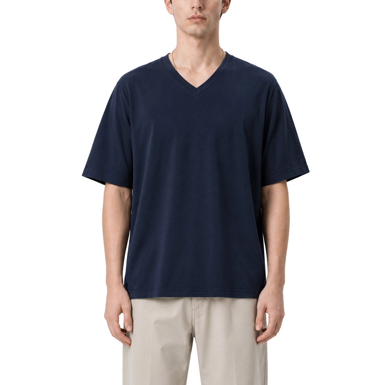 180GSM Soft Modal Lounge V-Neck T-Shirt 3