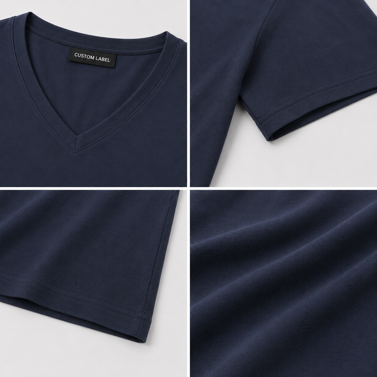 180GSM Soft Modal Lounge V-Neck T-Shirt 5