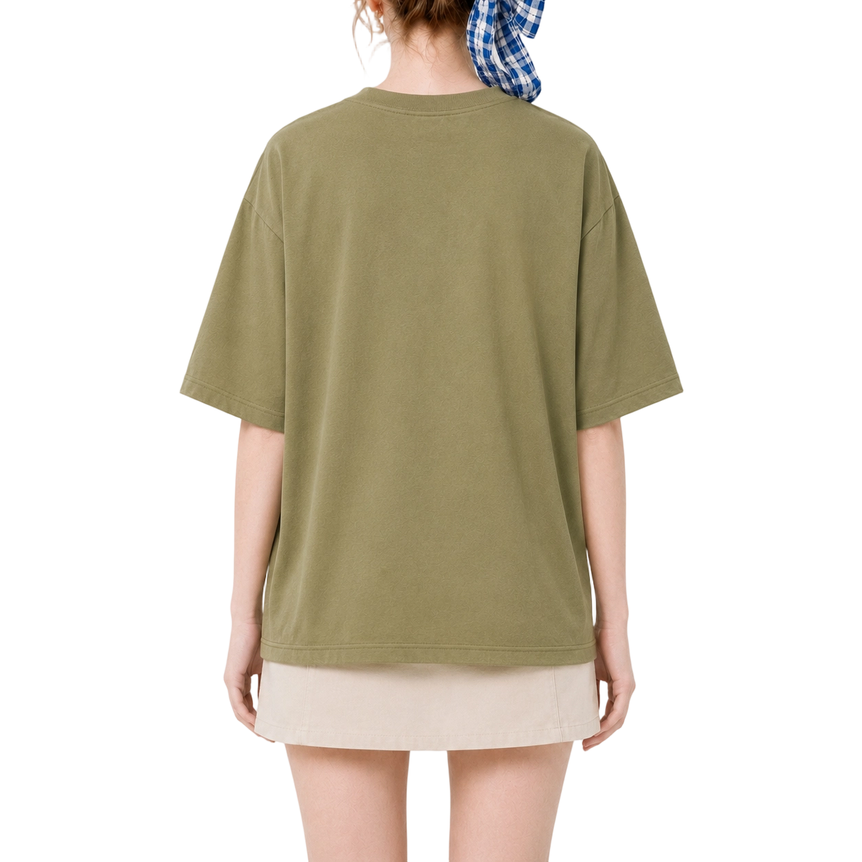 T-Shirt mit Rundhalsausschnitt aus 200 g/m² weicher Pima-Baumwolle 4