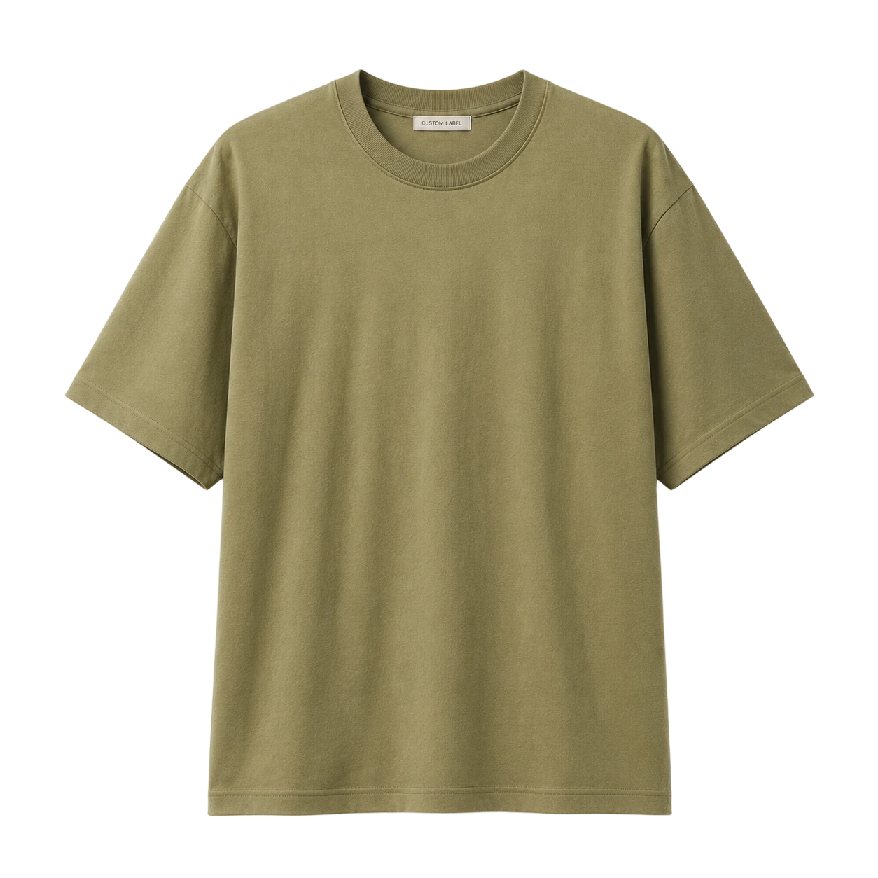 T-Shirt mit Rundhalsausschnitt aus 200 g/m² weicher Pima-Baumwolle 1