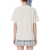 Camiseta de gola redonda em algodão e poliéster CVC 190GSM 4