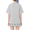 Camiseta de gola redonda em algodão mesclado e poliéster 180GSM 4
