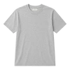 Camiseta de gola redonda em algodão mesclado e poliéster 180GSM 1
