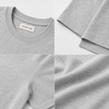 Camiseta de gola redonda em algodão mesclado e poliéster 180GSM 5