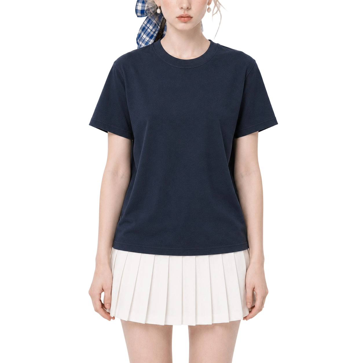 220公克重工作服棉滌混紡圓領T卹 3