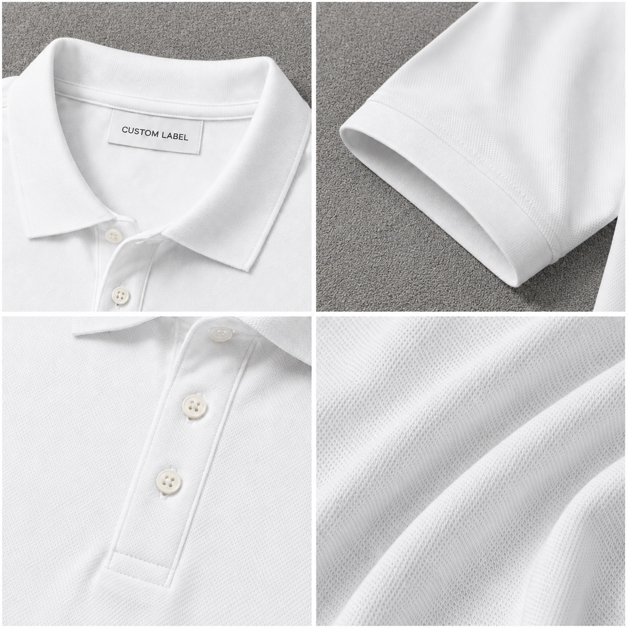 Polo de algodón y elastano de 220 g/m² 5
