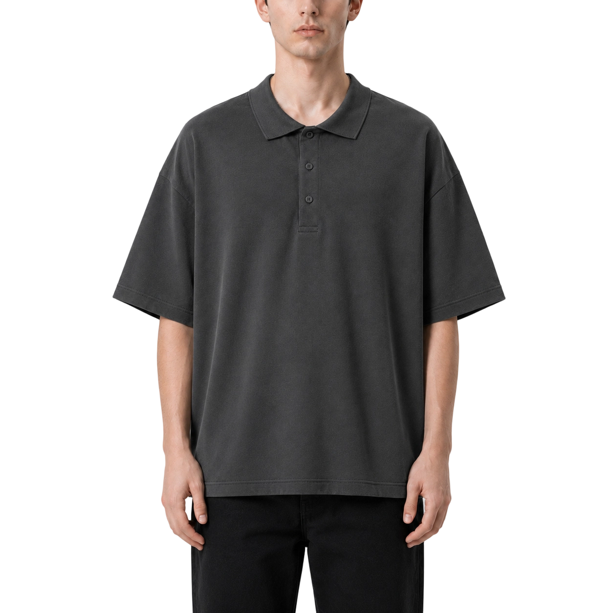 240 g/m² Oversized Poloshirt 3