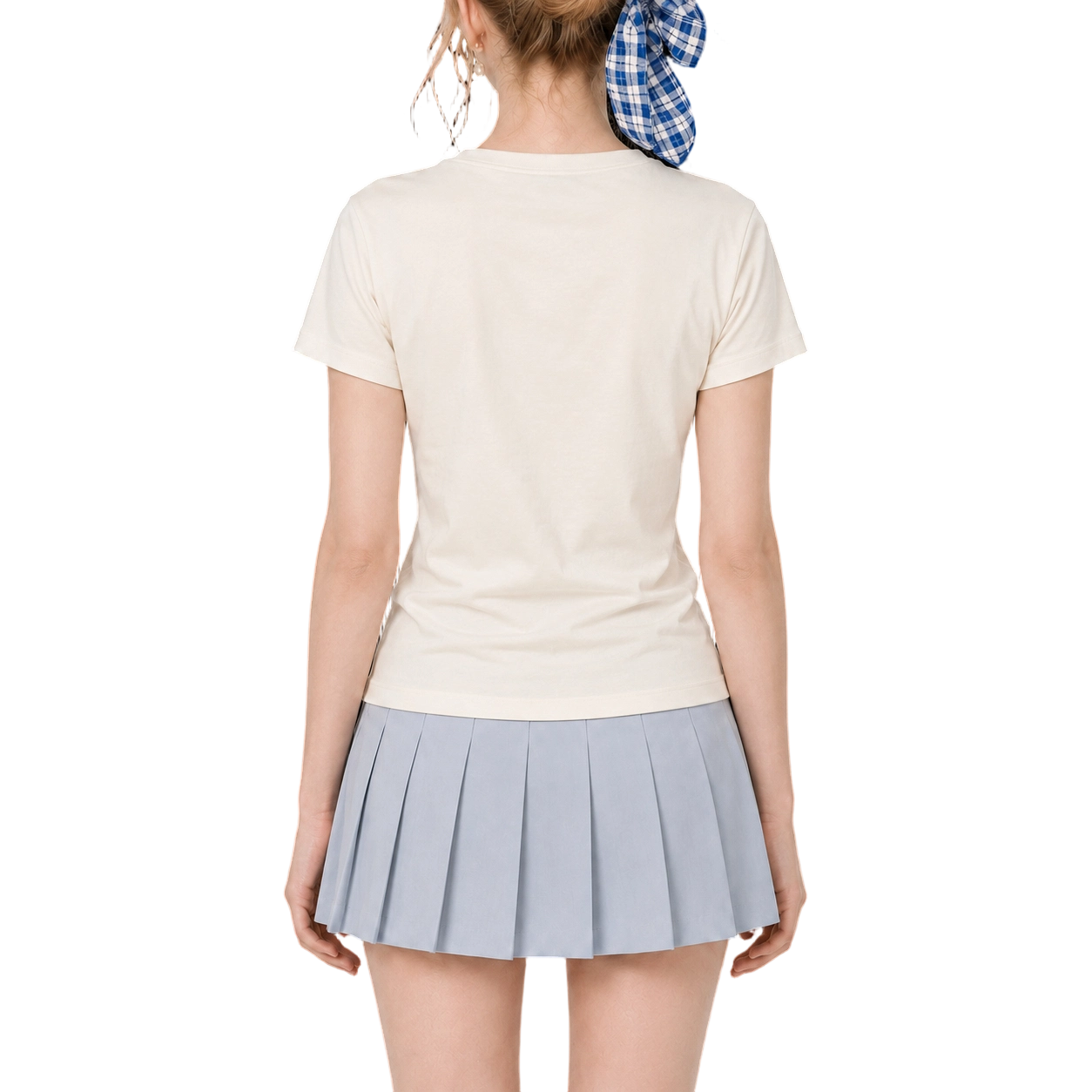 เสื้อยืดคอวีผ้าไผ่ 4