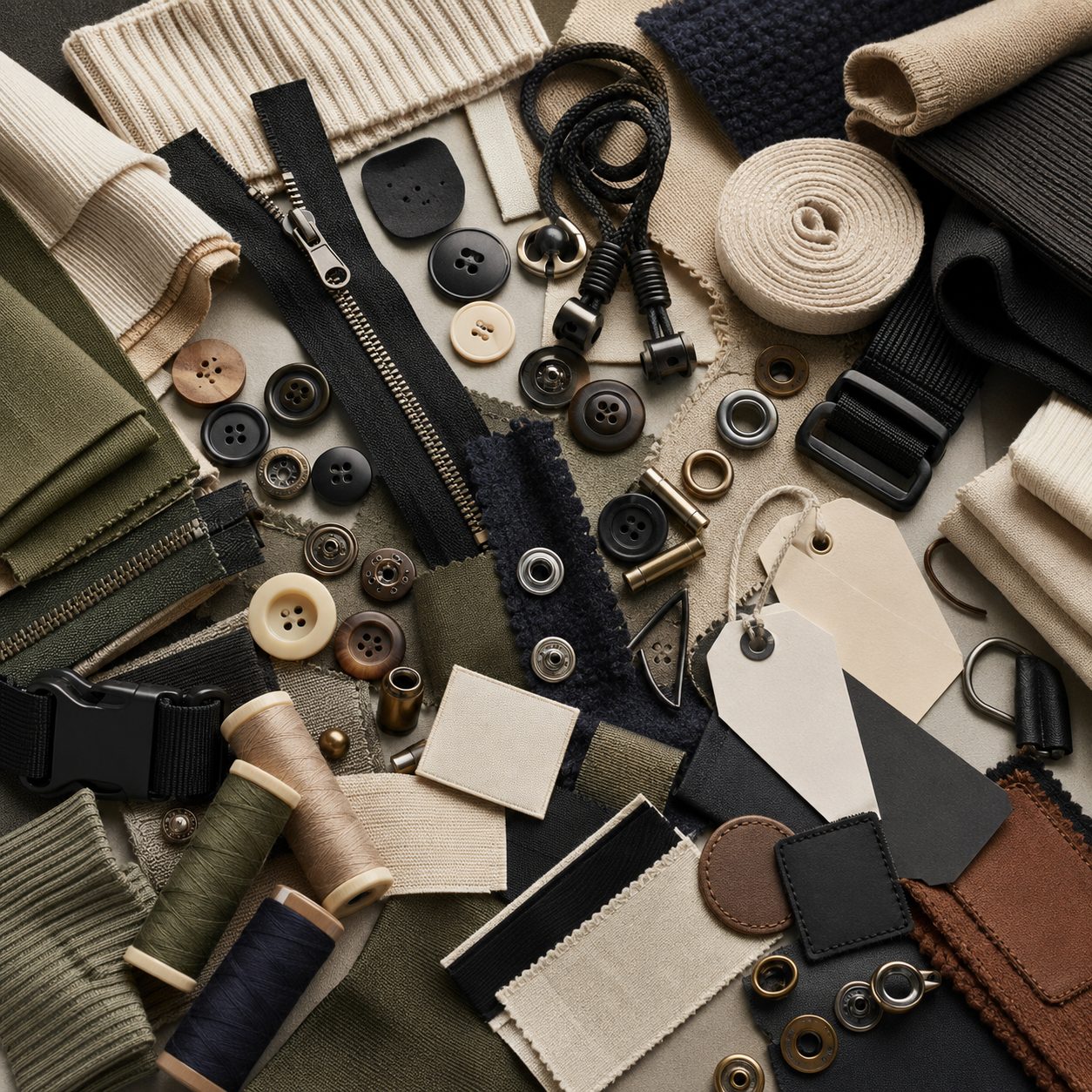 Garment stitching and construction detail