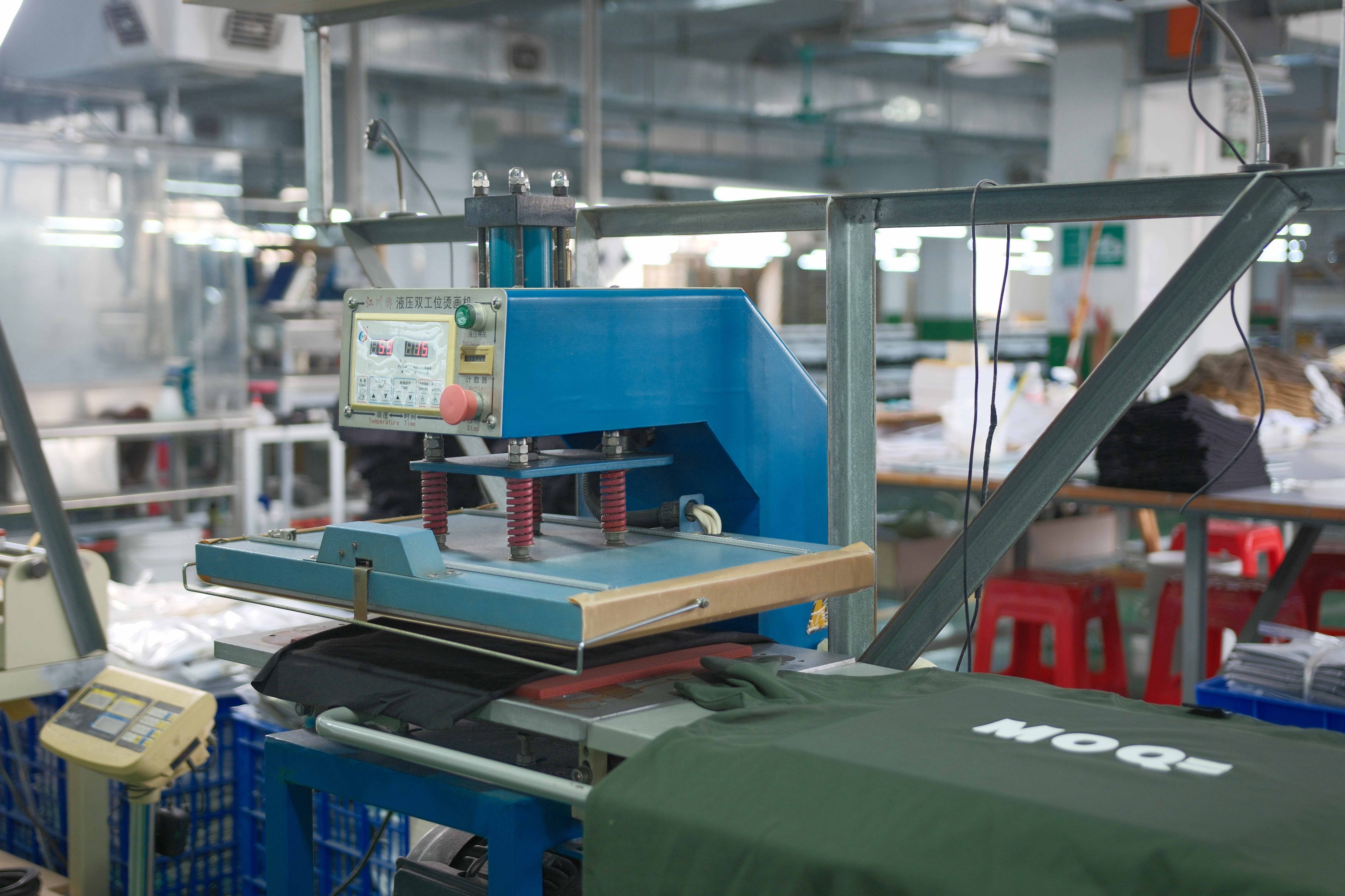 Custom apparel printing and embroidery development