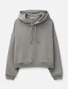 400G Heavyweight Cotton Cropped Drawstring Hoodie 6